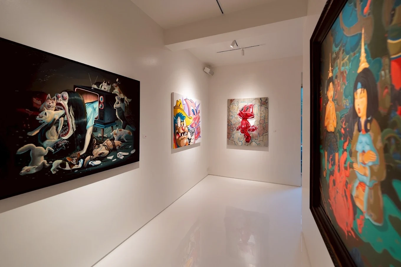 Paintings on show in KYLA's gallery